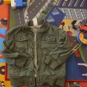 Green Carter’s jacket with lining